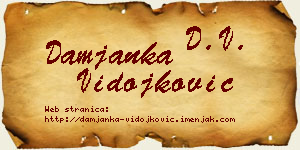Damjanka Vidojković vizit kartica